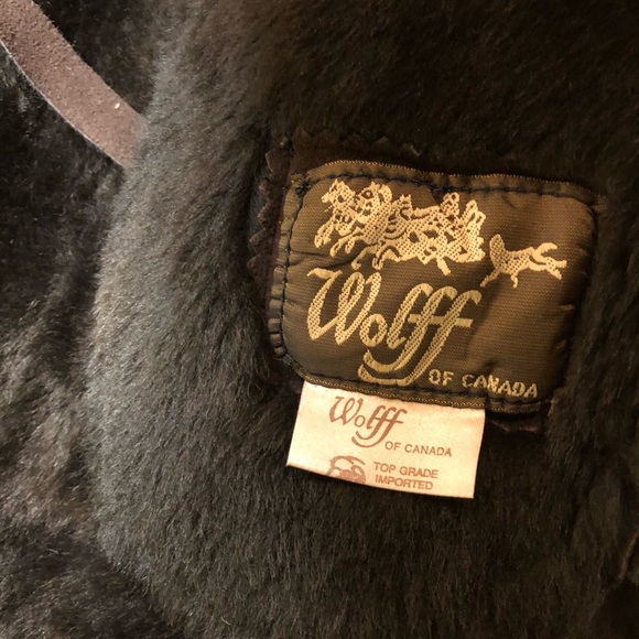 Wolff Teddy Fur Authentic Sheepskin Brown Women’s Coat Jacket 8 - Picture 7 of 7